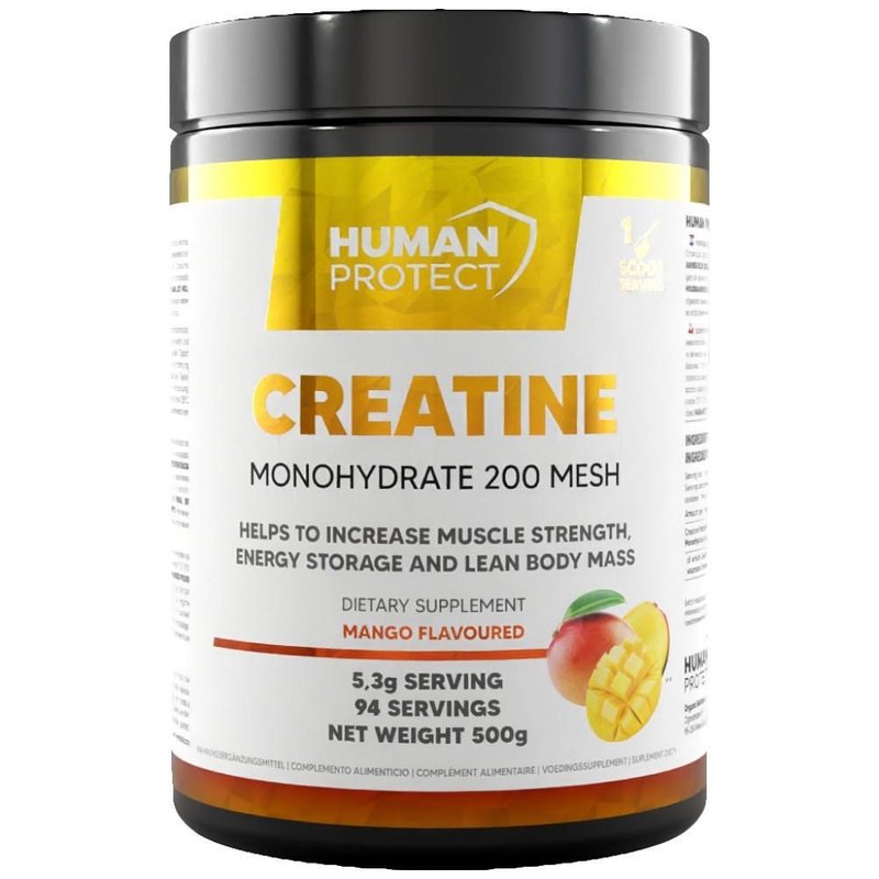 HUMAN PROTECT Creatine Monohydrate Powder