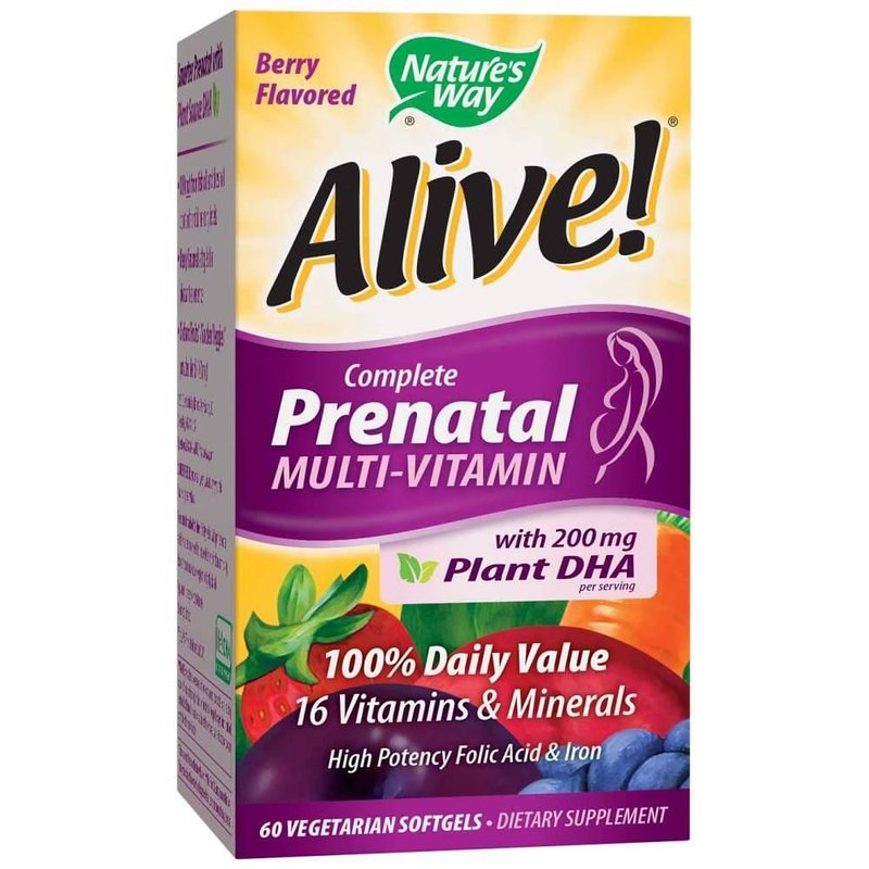 NATURE'S WAY Alive! Complete Prenatal Multi-Vitamin | Premium Formula