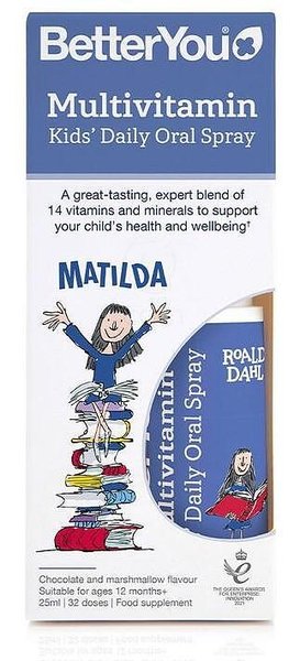 BETTERYOU Matilda Daily Multivitamins for Kids Oral Spray